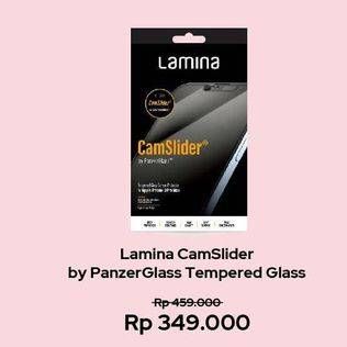 Promo Harga Lamina Tempered Glass Lamina CamSlider By PanzerGlass  - Erafone