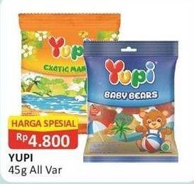 Promo Harga YUPI Candy All Variants 45 gr - Alfamart