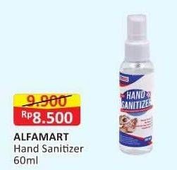 Promo Harga ALFAMART Hand Sanitizer 60 ml - Alfamart