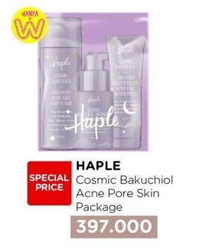 Promo Harga Haple Cosmic Bakuchiol Acne Pore Skin Package  - Watsons
