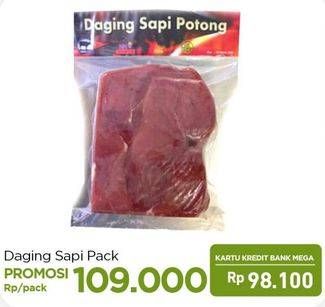 Promo Harga Daging Sapi Potong 500 gr - Carrefour