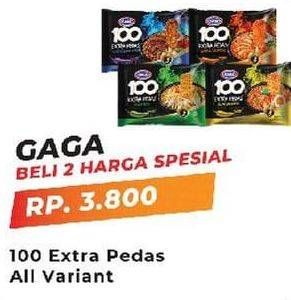 Promo Harga GAGA 100 Extra Pedas All Variants per 2 pcs - Yogya