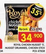 Promo Harga Belfoods Royal Nugget Chicken Nugget Stick, Chicken Nugget Drummies, Chicken Nugget S 500 gr - Superindo