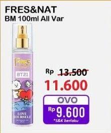 Promo Harga Fres & Natural Fragrance Mist BT21 All Variants 100 ml - Alfamart