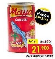 Promo Harga Maya Sardines 425 gr - Superindo
