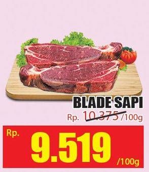 Promo Harga Daging Blade per 100 gr - Hari Hari