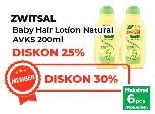Promo Harga ZWITSAL Natural Baby Hair Lotion With AVKS 200 ml - Yogya