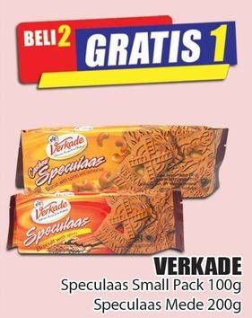 Promo Harga VERKADE Biskuit Speculaas Small Pack, Speculaas Mede  - Hari Hari