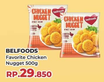 Promo Harga Belfoods Nugget Chicken Nugget 500 gr - Yogya