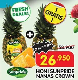 Promo Harga Sunpride Nanas Honi Crown  - Superindo