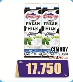Promo Harga Cimory Fresh Milk Full Cream 950 ml - Hari Hari