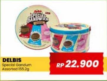 Promo Harga Delbis Special Gandum Assorted 155 gr - Yogya