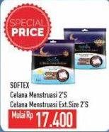 Promo Harga Softex Celana Menstruasi Extra Size, All Size 2 pcs - Hypermart