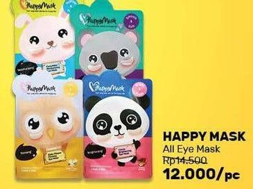Promo Harga HAPPY MASK Eye Mask All Variants  - Guardian