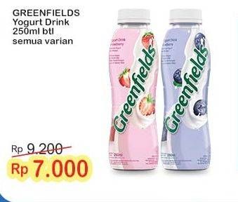 Promo Harga Greenfields Yogurt Drink All Variants 250 ml - Indomaret