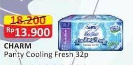 Promo Harga Charm Pantyliner Cooling Fresh Slim 32 pcs - Alfamart