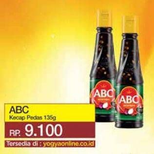 Promo Harga ABC Kecap Pedas 135 ml - Yogya