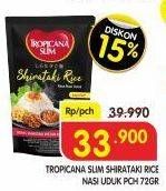 Promo Harga TROPICANA SLIM Shirataki Rice Rasa Nasi Uduk 72 gr - Superindo