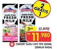 Promo Harga CIMORY Fresh Milk All Variants per 3 pcs 250 ml - Superindo