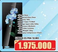 Promo Harga Polytron PRA 18 | Kulkas 1 Pintu 180ltr MO  - Hari Hari