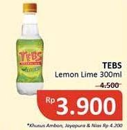 Promo Harga TEBS Sparkling Lemon Lime 300 ml - Alfamidi