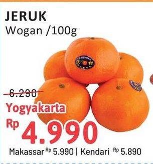 Promo Harga Jeruk Wogan per 100 gr - Alfamidi