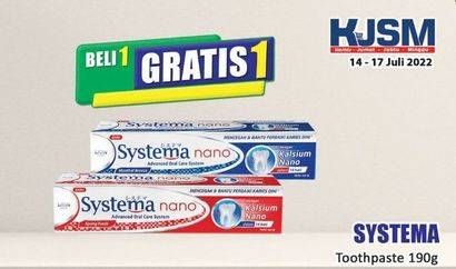 Promo Harga Systema Toothpaste 190 gr - Hari Hari