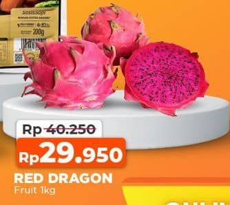 Promo Harga Buah Naga Merah  - Yogya