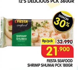 Promo Harga Fiesta Seafood Shrimp Shumai 180 gr - Superindo