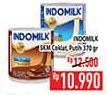 Promo Harga Indomilk Susu Kental Manis Cokelat, Plain 370 gr - Hypermart