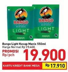 Promo Harga BANGO Kecap Manis Light 550 ml - Carrefour