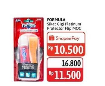Promo Harga Formula Sikat Gigi Platinum Protector Soft 3 pcs - Alfamidi