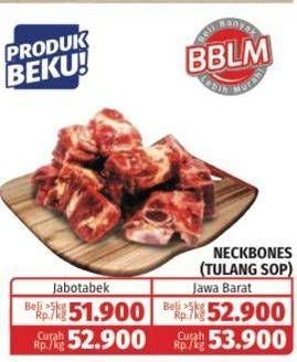 Promo Harga Neck Bones  - Lotte Grosir