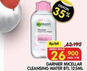 Promo Harga Garnier Micellar Water 125 ml - Superindo