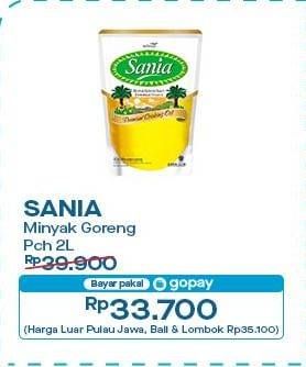 Promo Harga Sania Minyak Goreng 2000 ml - Indomaret