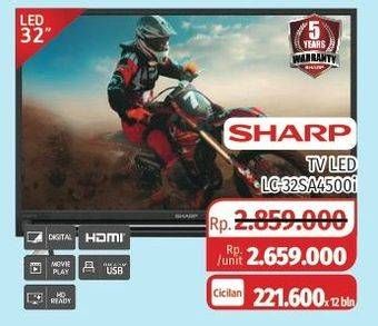 Promo Harga SHARP LC-32SA4500i | HD-Ready Easy Smart 2.0  - Lotte Grosir