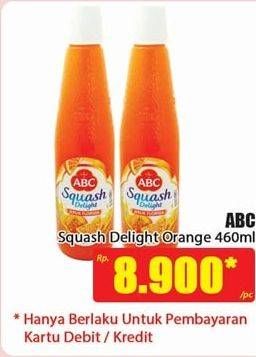 Promo Harga ABC Syrup Squash Delight Jeruk Florida 460 ml - Hari Hari