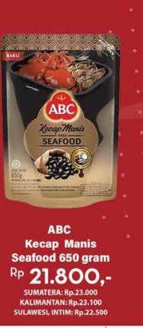 Promo Harga ABC Kecap Manis Rasa Seafood 650 gr - Hypermart