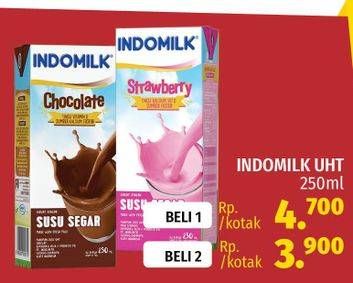 Promo Harga INDOMILK Susu UHT 250 ml - LotteMart