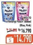 Promo Harga MOLTO Pewangi Blue, Pink 1800 ml - Hypermart