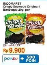 Promo Harga Indomaret Crispy Seaweed Barbeque, Original 20 gr - Indomaret