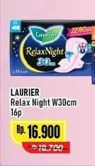 Promo Harga Laurier Relax Night 30cm 16 pcs - Alfamart