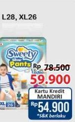 Promo Harga Sweety Silver Pants XL26 26 pcs - Alfamart