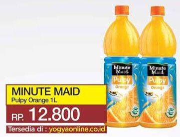 Promo Harga MINUTE MAID Juice Pulpy Pulpy Orange 1 ltr - Yogya