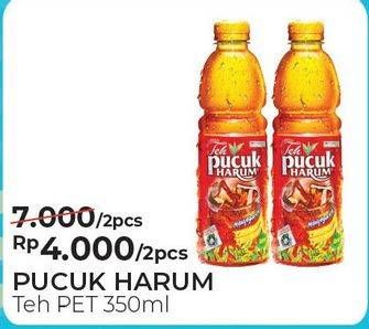 Promo Harga TEH PUCUK HARUM Minuman Teh per 2 botol 350 ml - Alfamart