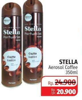 Promo Harga STELLA Aerosol Coffee 350 ml - Lotte Grosir