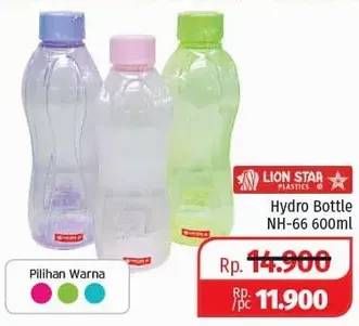 Promo Harga LION STAR NH-66 Botol Air Hydro 600 ml - Lotte Grosir