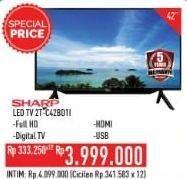 Promo Harga SHARP 2T-C42BD1i | LED TV 42"  - Hypermart