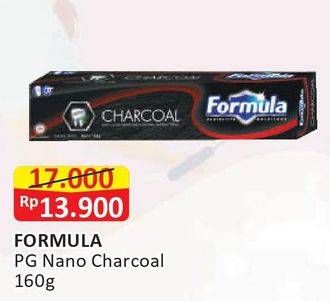 Promo Harga FORMULA Pasta Gigi Charcoal 160 gr - Alfamart