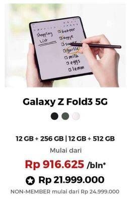 Promo Harga SAMSUNG Galaxy Z Fold3 5G  - Erafone